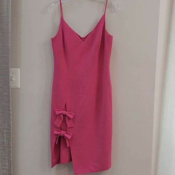 Black Halo French Rose Mystic Sheath Dress Sz 8 - Picture 3 of 9